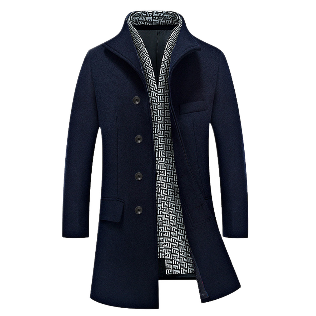 Blazer de cashmere hombre color azul marino