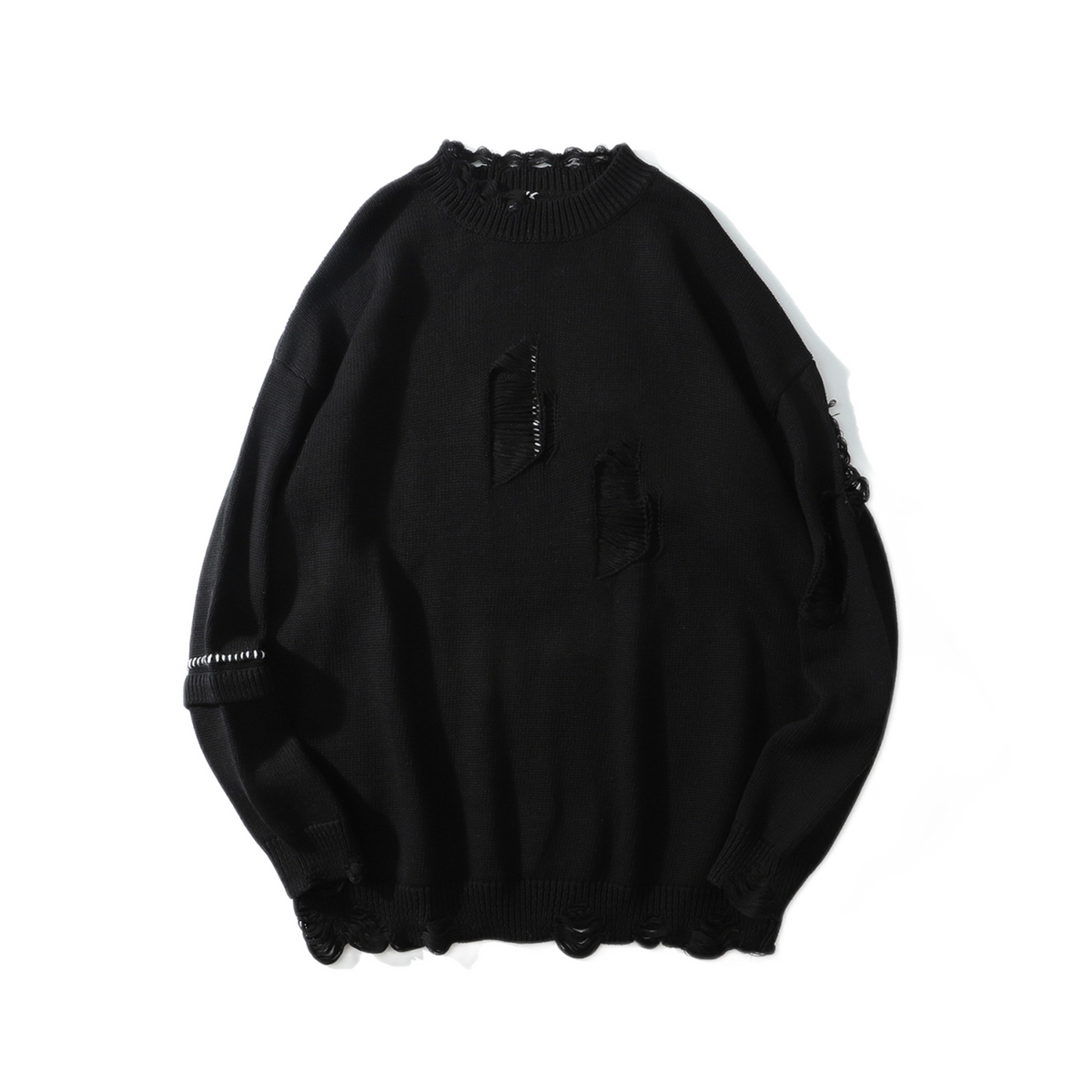 Sweater de algodón hombre color negro