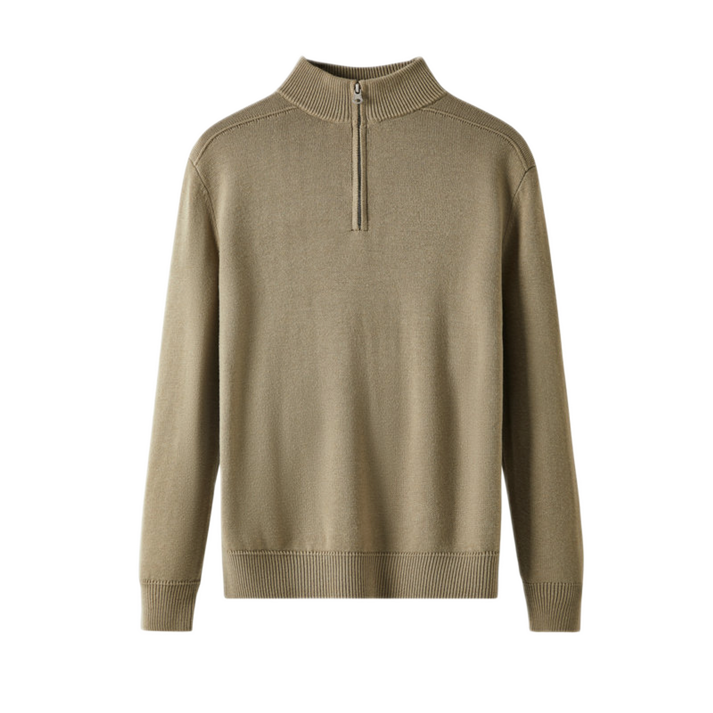 Sweater de lana hombre color arena
