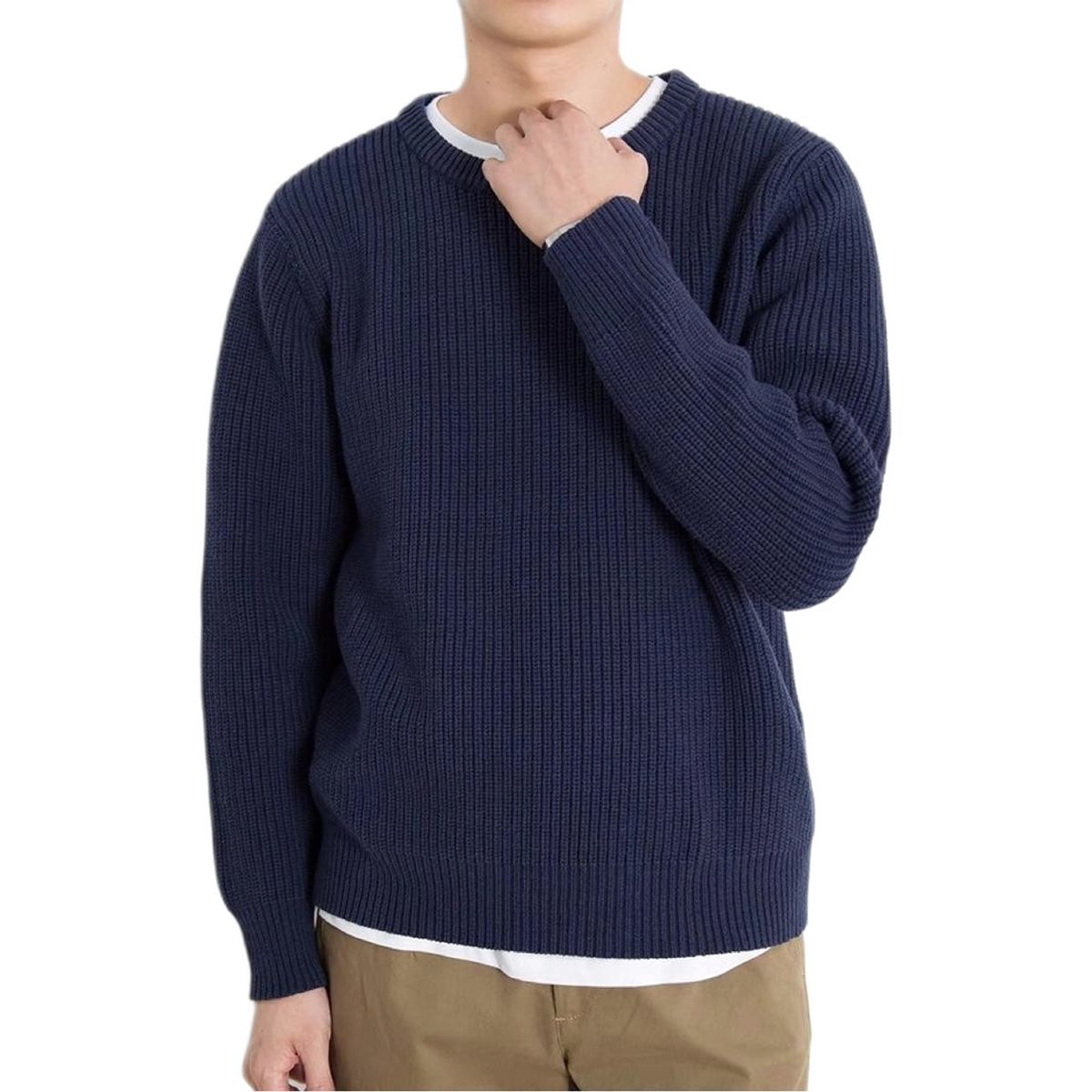 Sweater hombre color azul marino