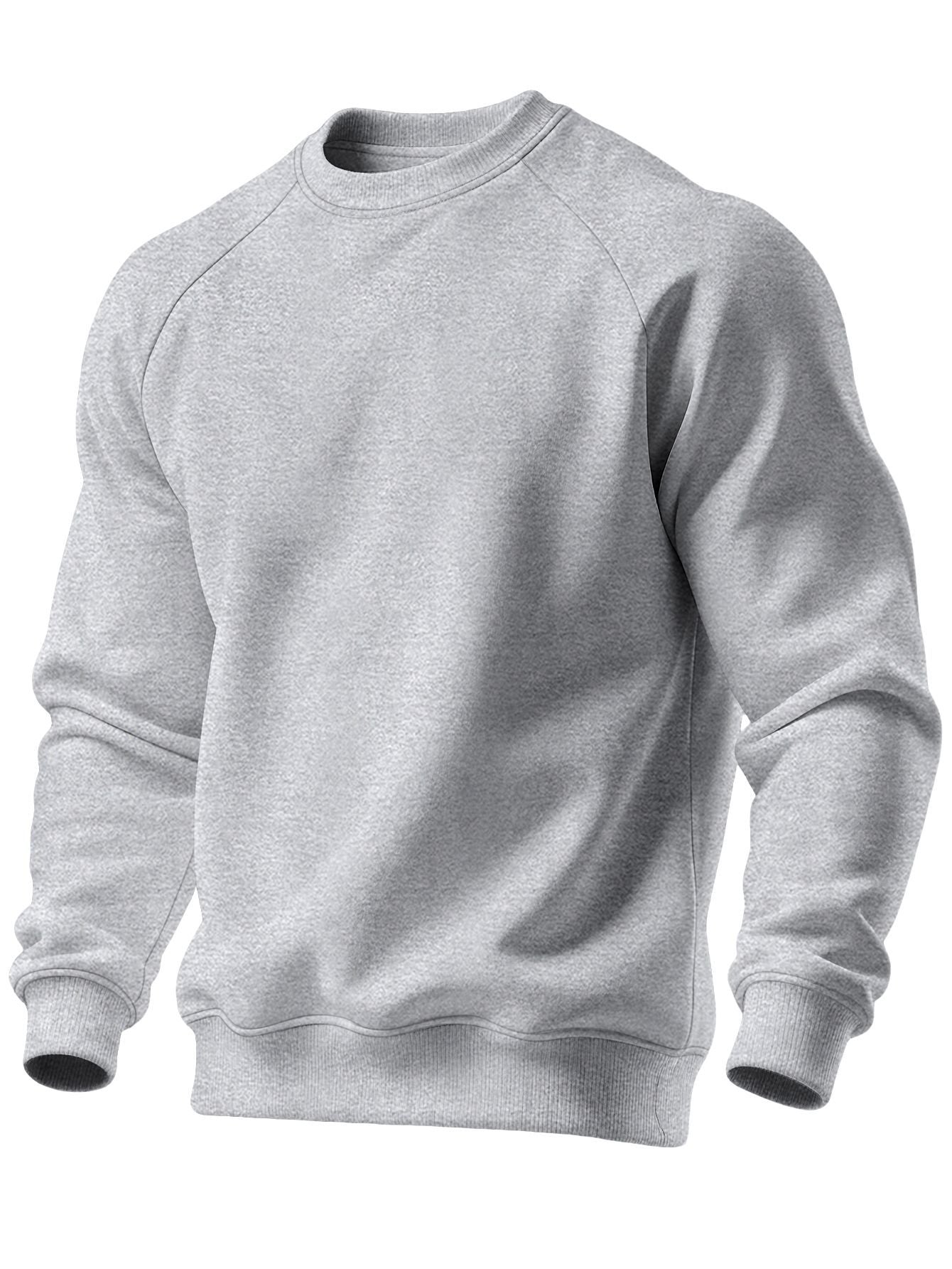 Kit loungewear hombre gris claro, crewneck simple