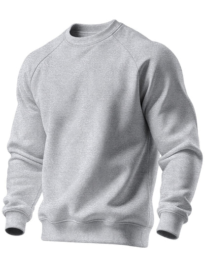 Kit loungewear hombre gris claro, crewneck simple