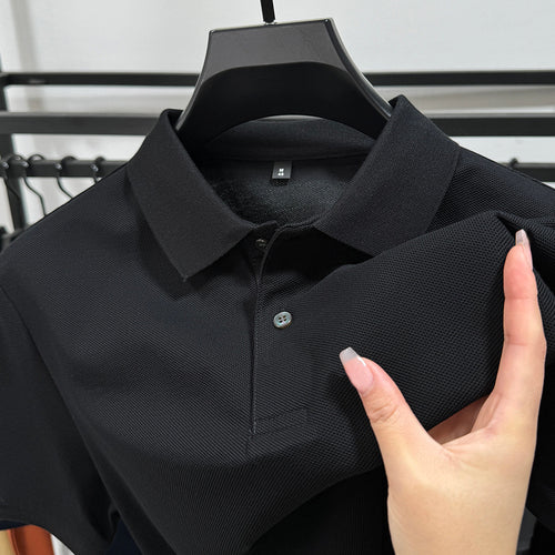 Polo piqué color negro