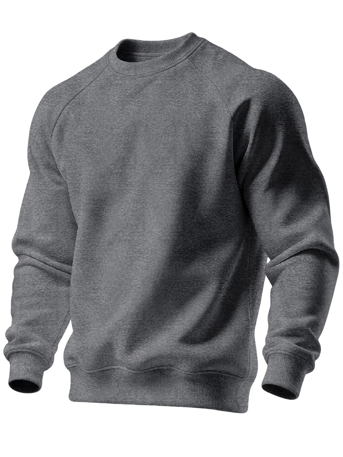 Kit loungewear hombre gris oscuro, crewneck simple