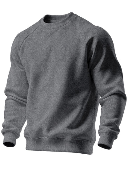 Kit loungewear hombre gris oscuro, crewneck simple