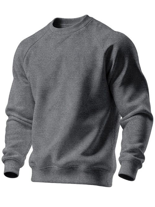 Kit loungewear hombre gris oscuro, crewneck simple