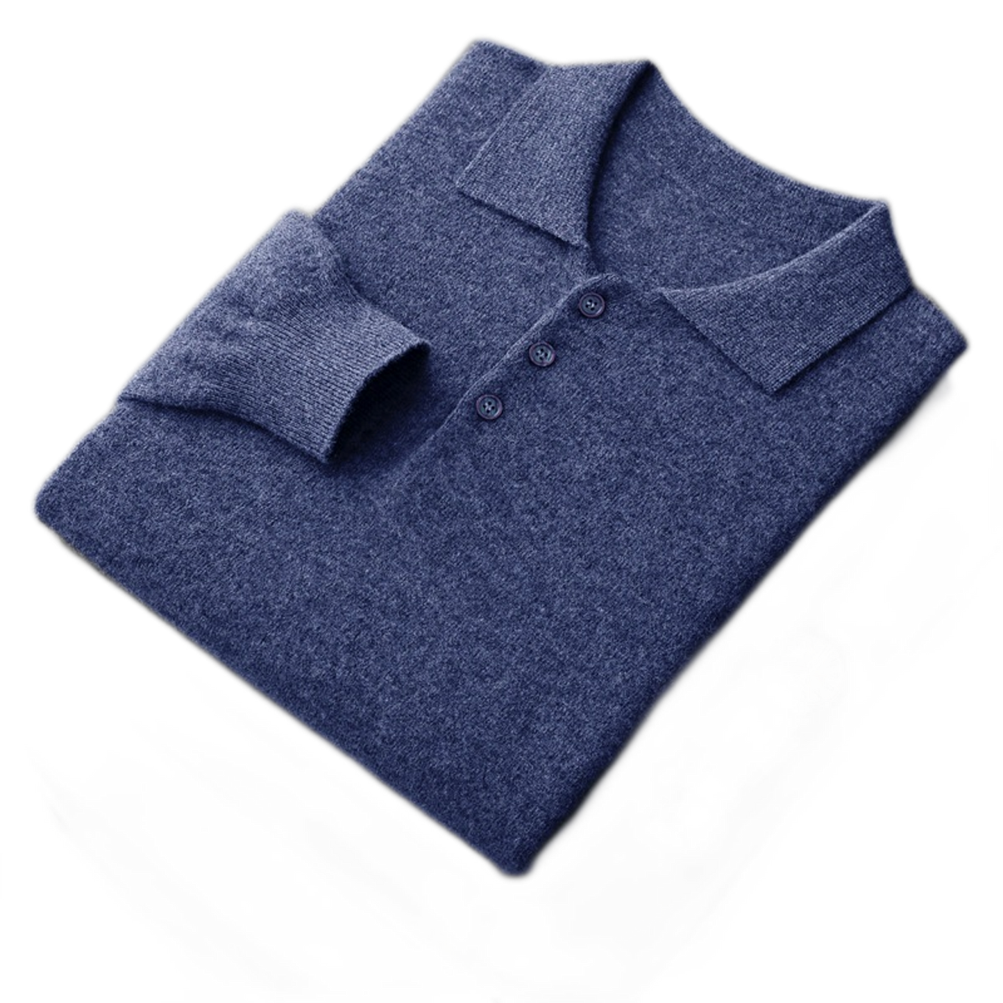 Sweater de lana hombre color azul con estampado