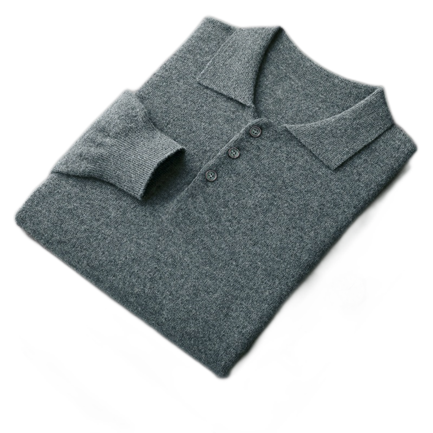 Sweater de lana hombre color verde grisáceo
