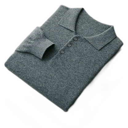 Sweater de lana hombre color verde grisáceo