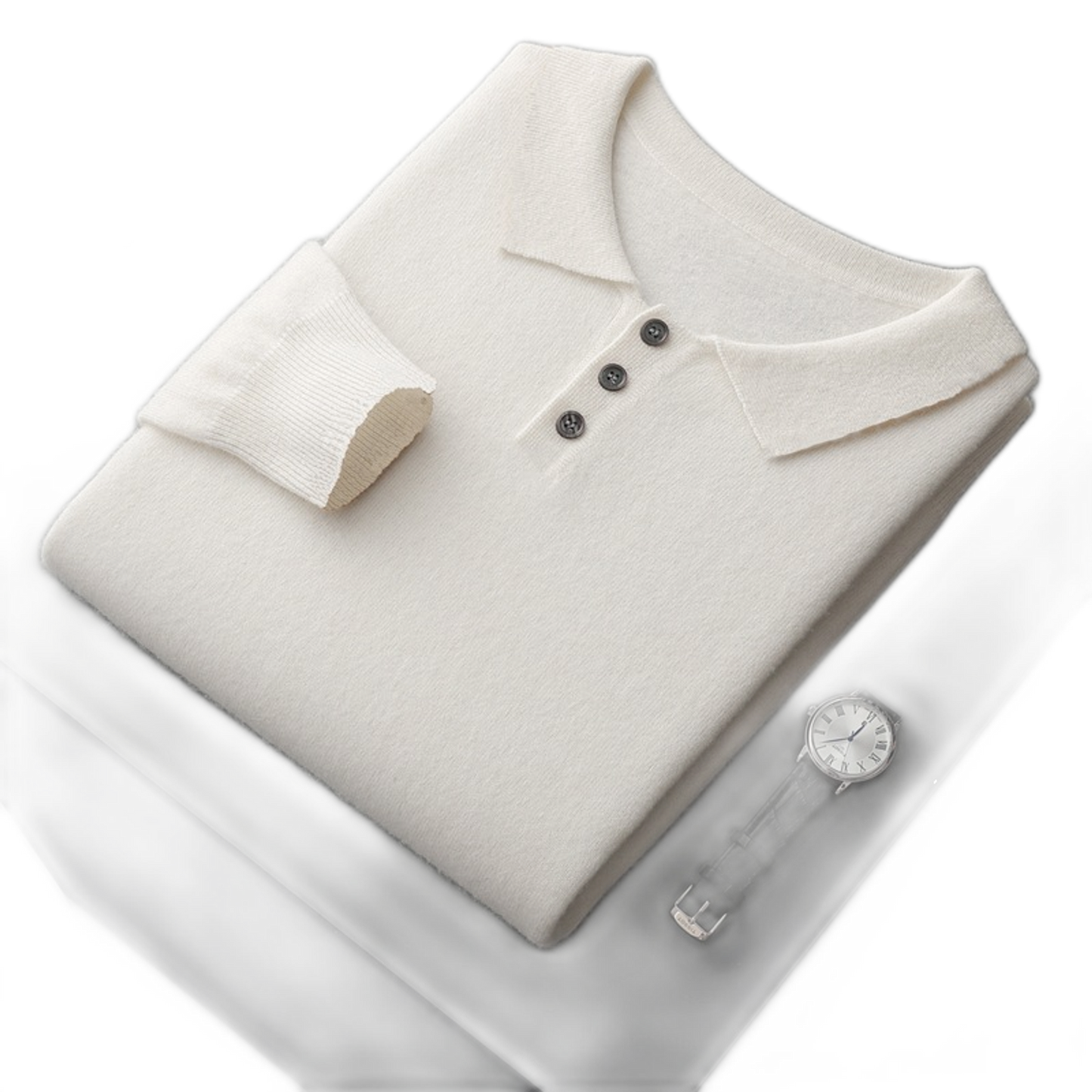 Sweater de lana hombre color blanco