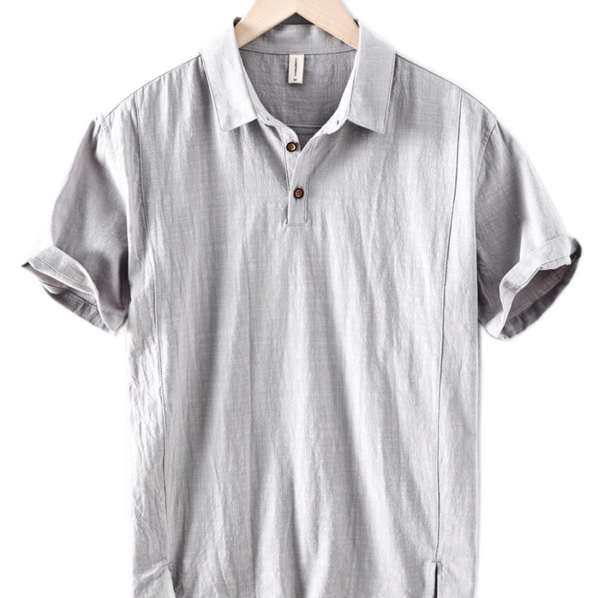 Camisa de algodón hombre, corte clásico