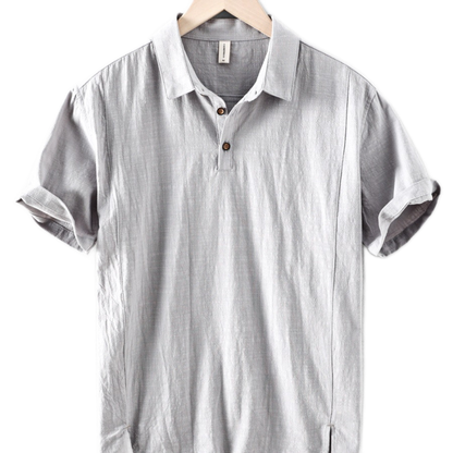 Camisa de algodón hombre, corte clásico