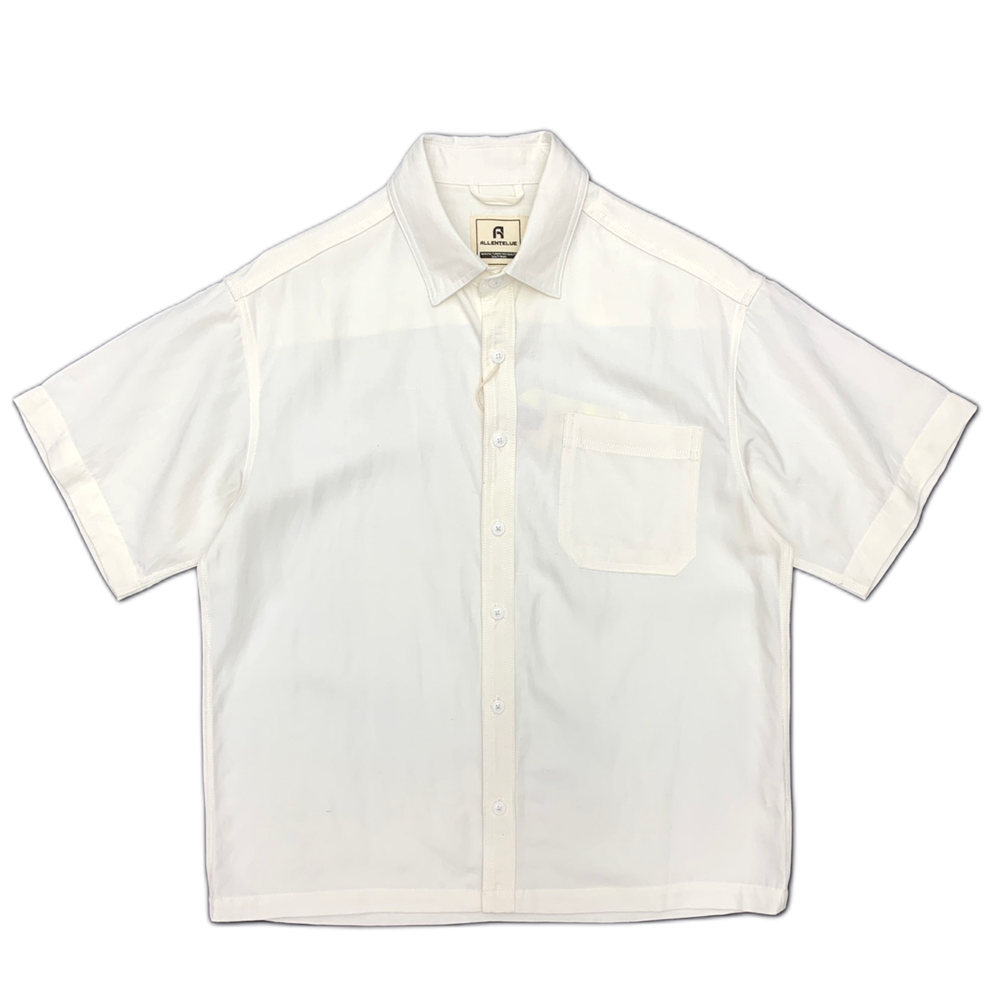 Camisa de lino hombre color blanco