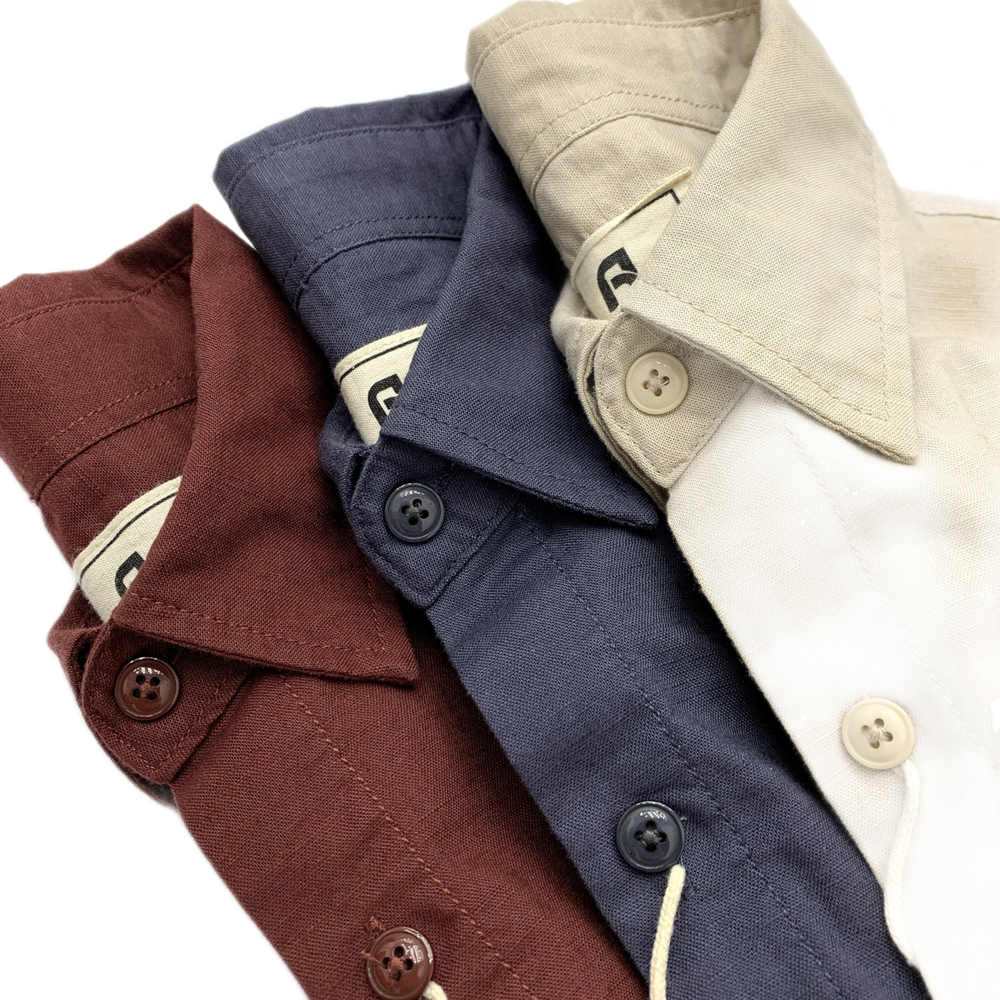 Camisa de algodón hombre, color caqui