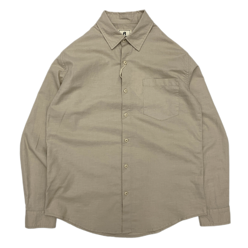 Camisa de algodón hombre, color caqui