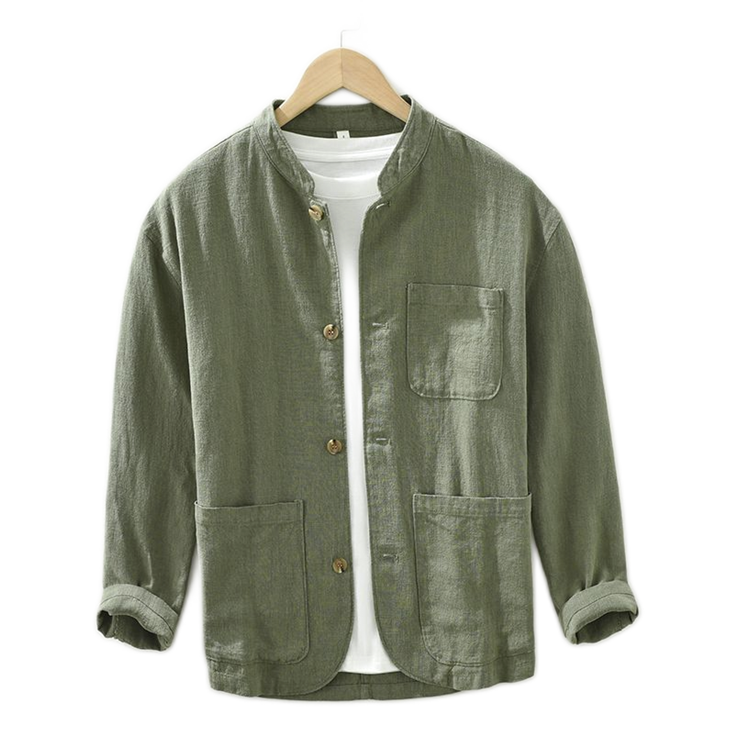 Camisa hombre color verde