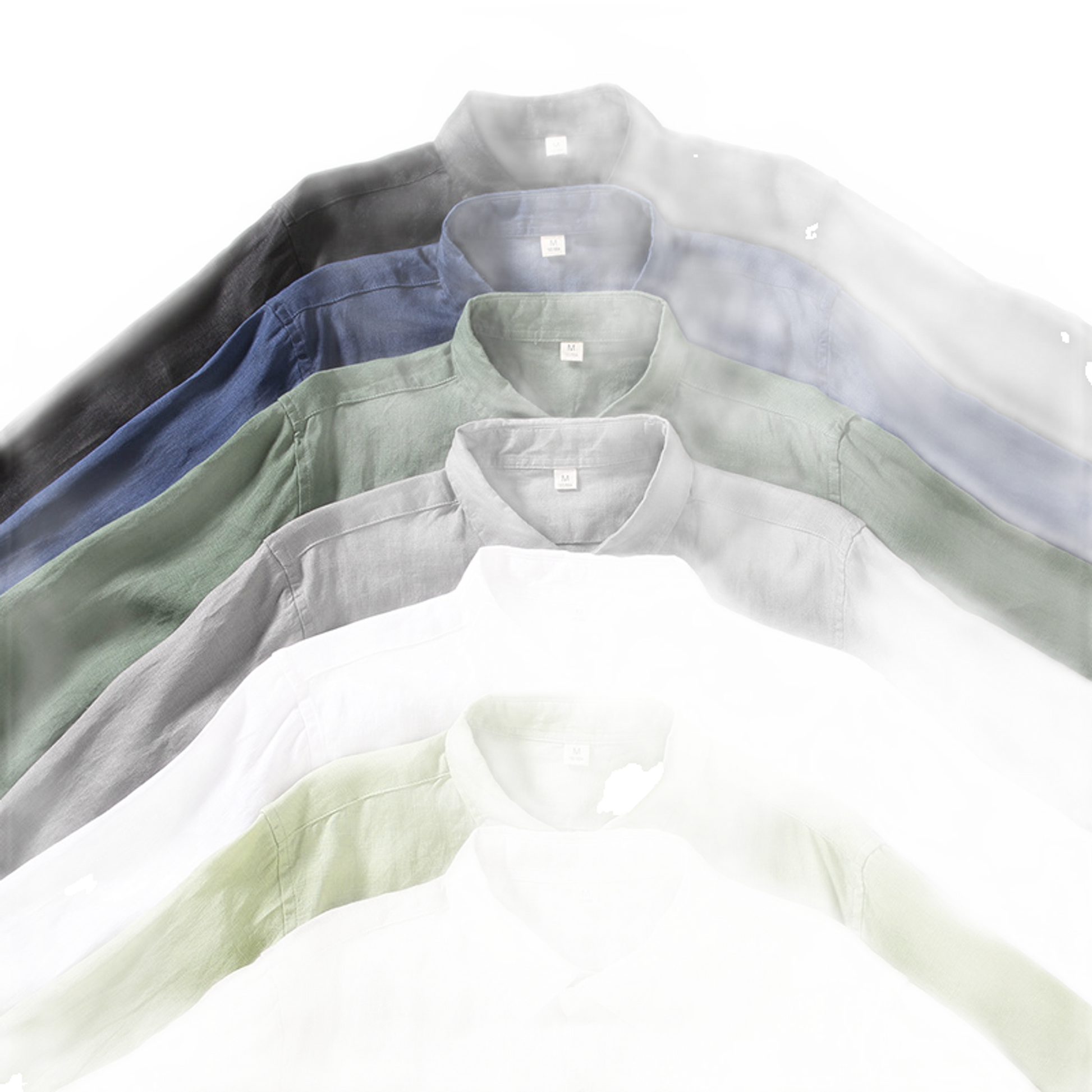 Camisa de lino hombre, corte clásico