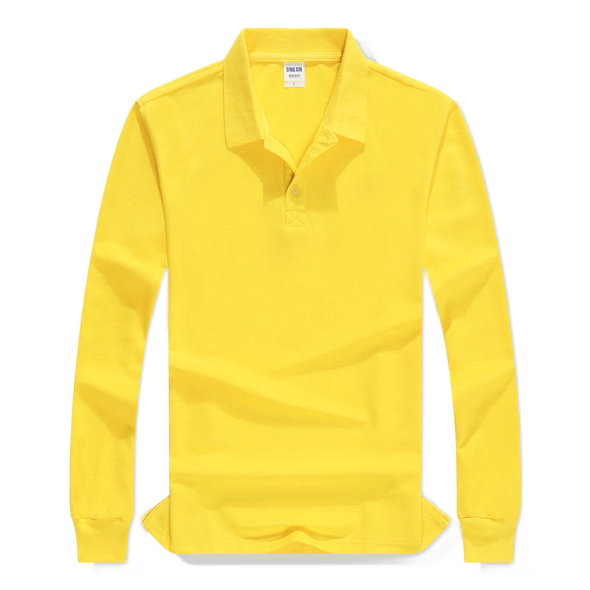 Polo de algodón color amarillo