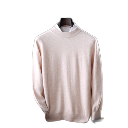 Sweater de cashmere hombre color beige