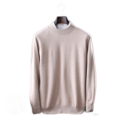 Sweater de cashmere hombre color camel