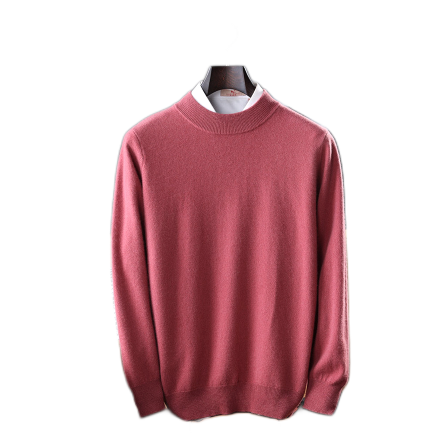 Sweater de cashmere hombre color rojo