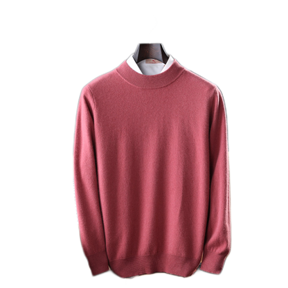 Sweater de cashmere hombre color rojo
