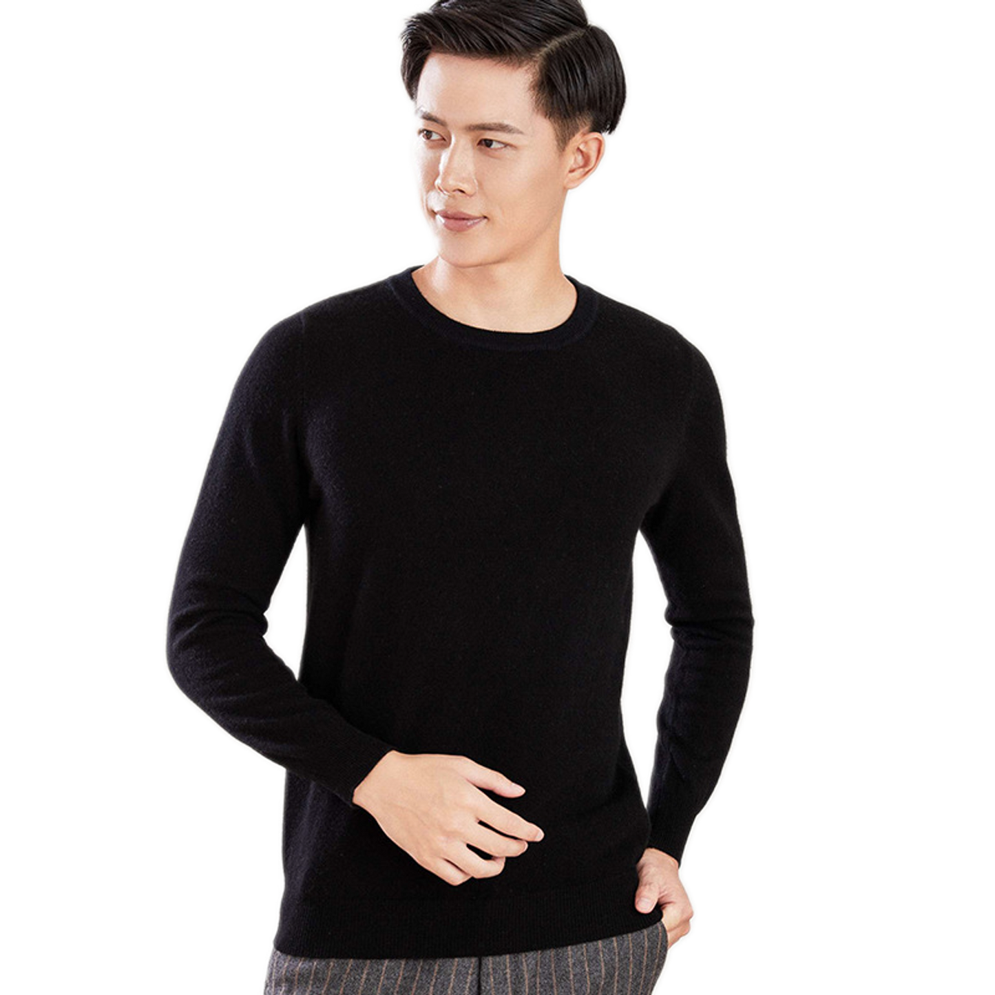 Sweater de lana hombre color negro