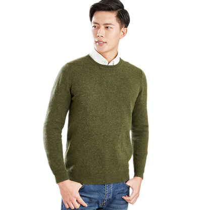 Sweater de lana hombre color verde