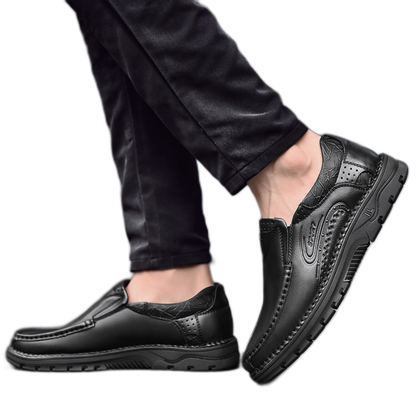 Zapato casual de cuero hombre, low-top