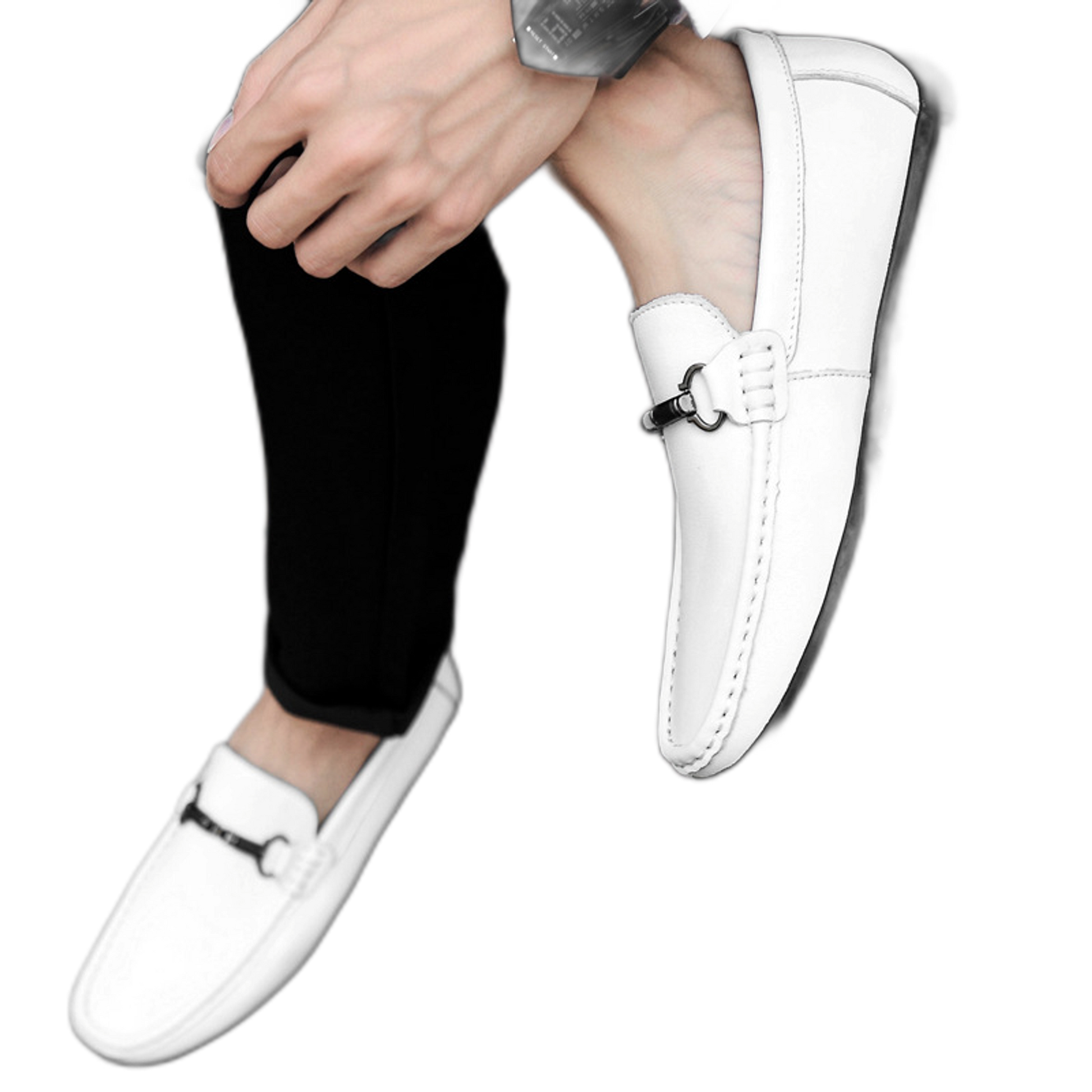 Zapato social de cuero hombre
