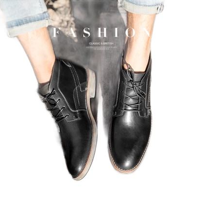 Zapato clásico de cuero hombre color negro