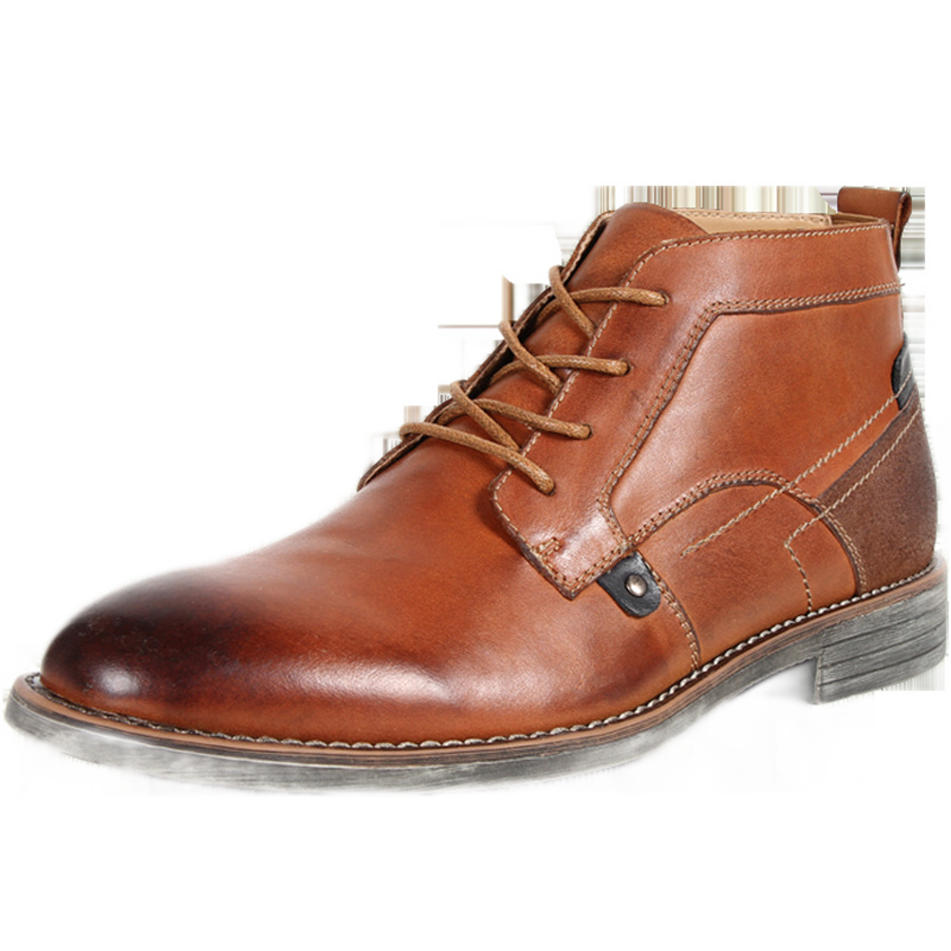 Zapato clásico de cuero hombre color café
