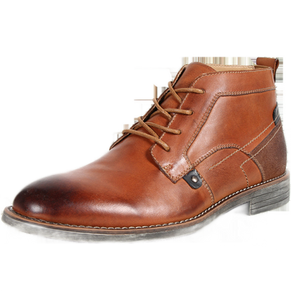 Zapato clásico de cuero hombre color café