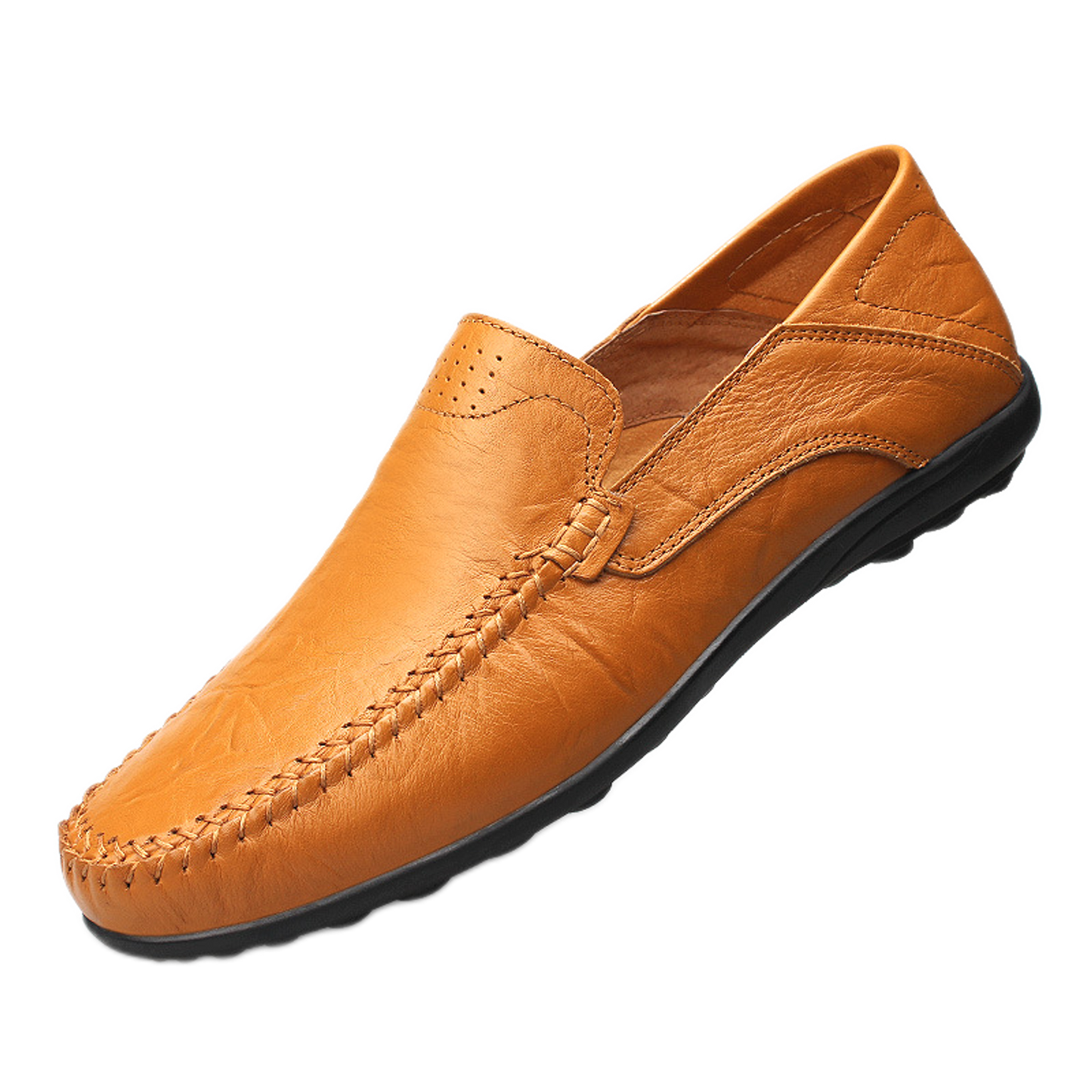 Mocasín de cuero hombre