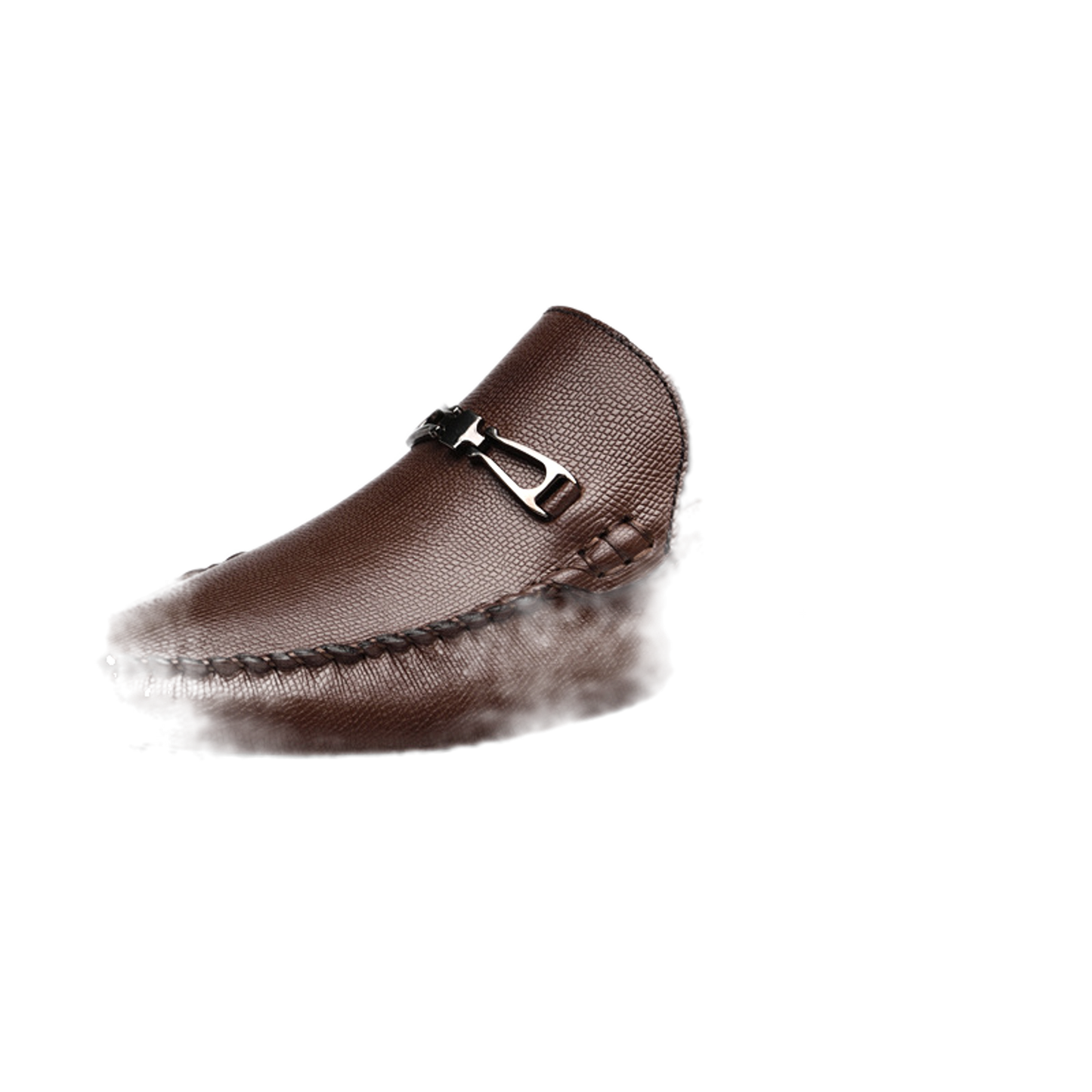 Zapato social de cuero hombre color café