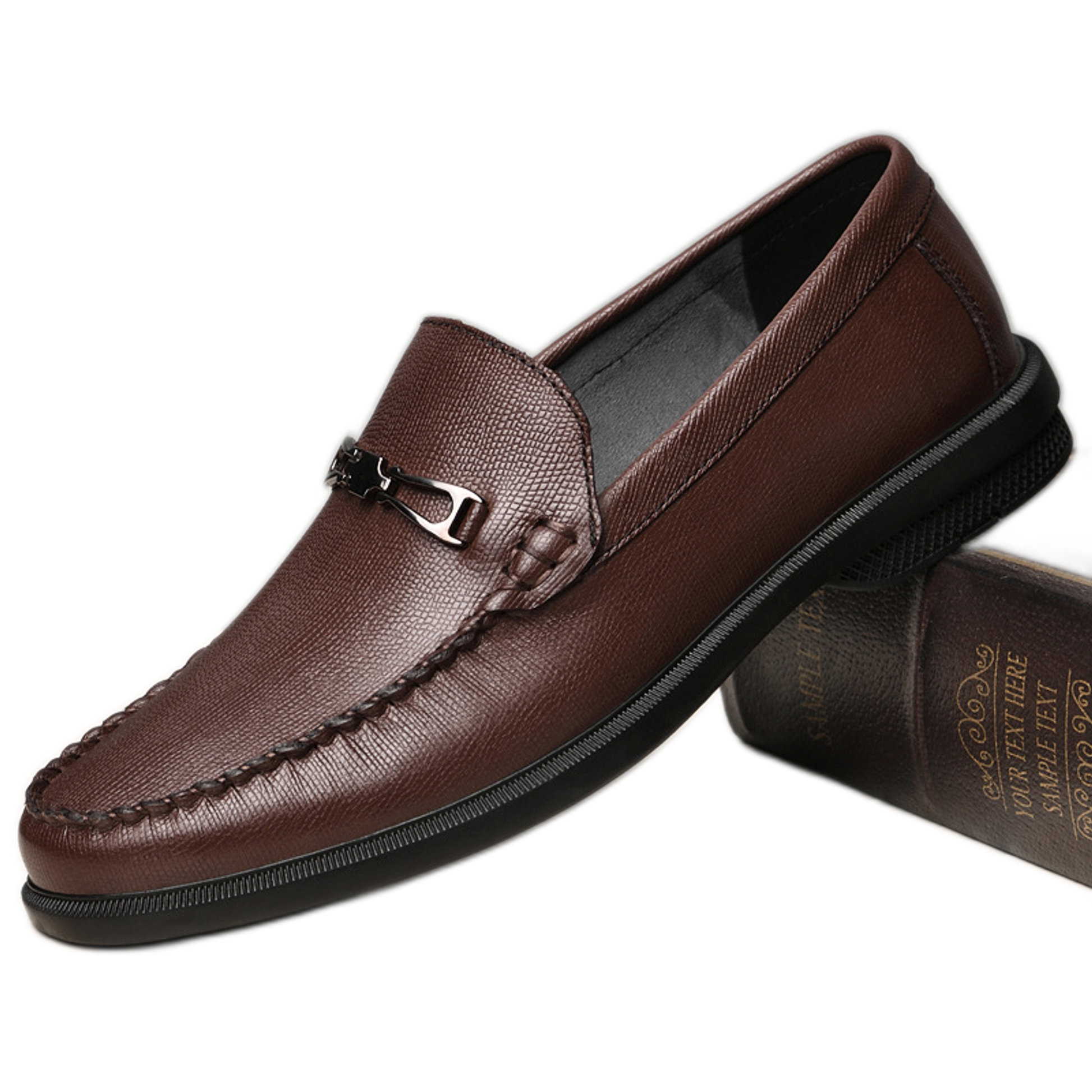 Zapato social de cuero hombre