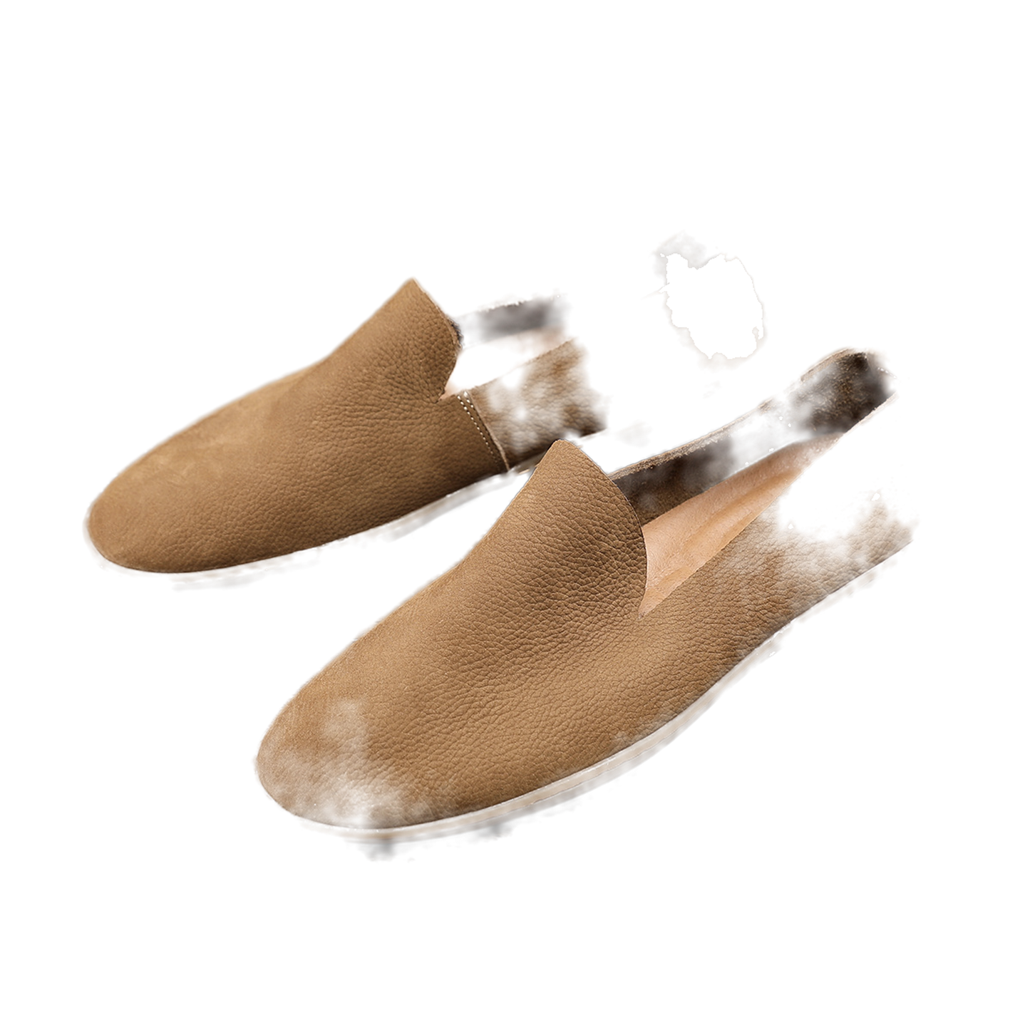 Zapato social de cuero hombre color caqui