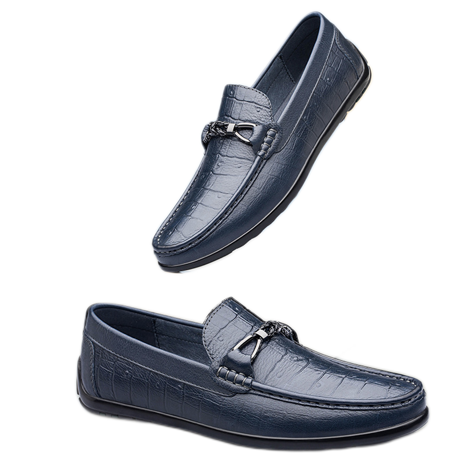 Mocasín de cuero hombre