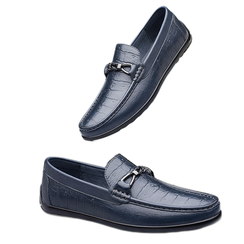 Mocasín de cuero hombre