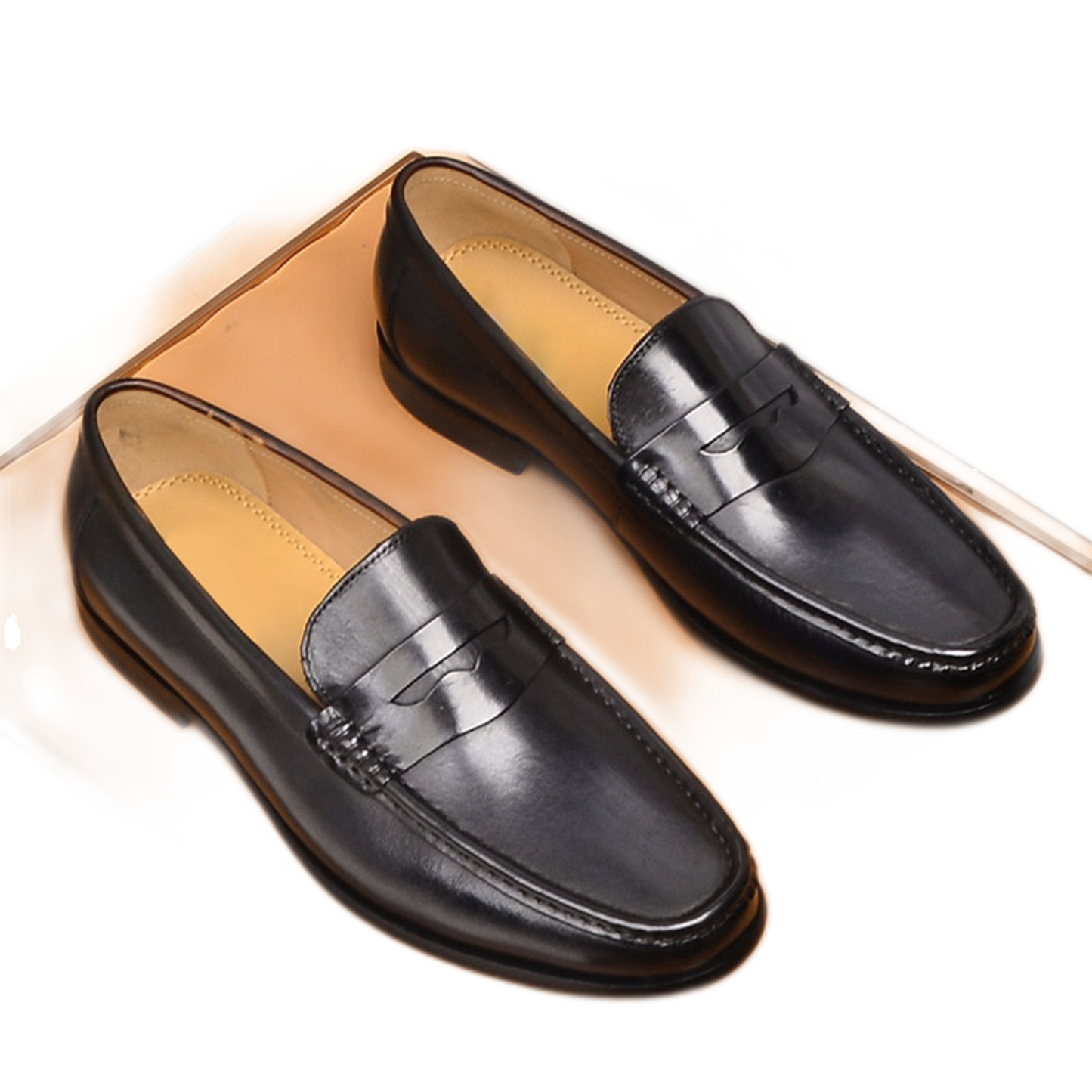 Zapato social de cuero hombre color negro