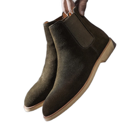 Mocasín de cuero hombre
