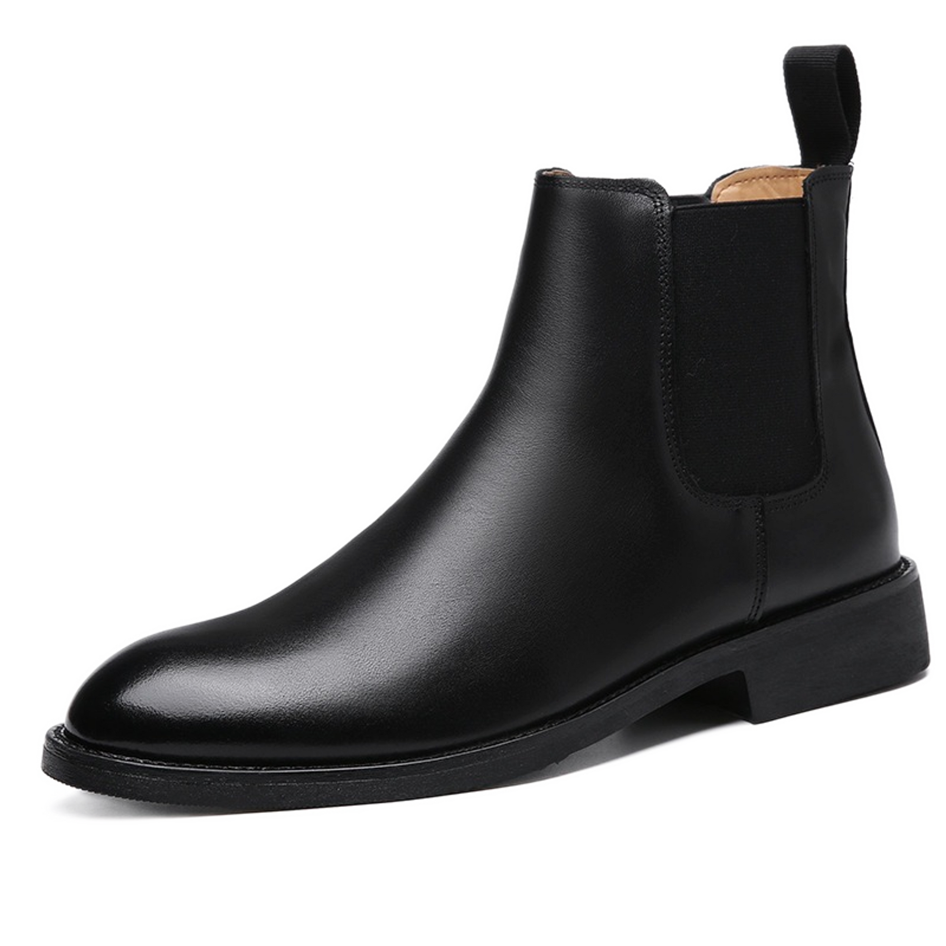 Mocasín de cuero hombre en charol