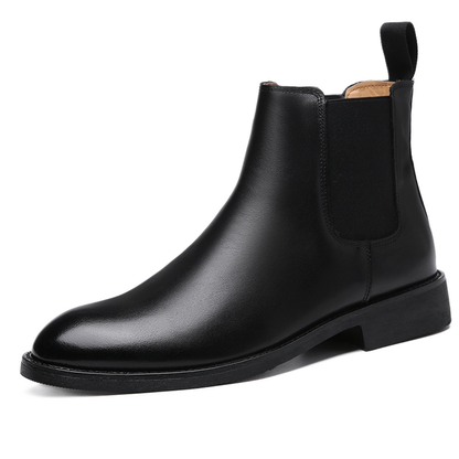 Mocasín de cuero hombre en charol