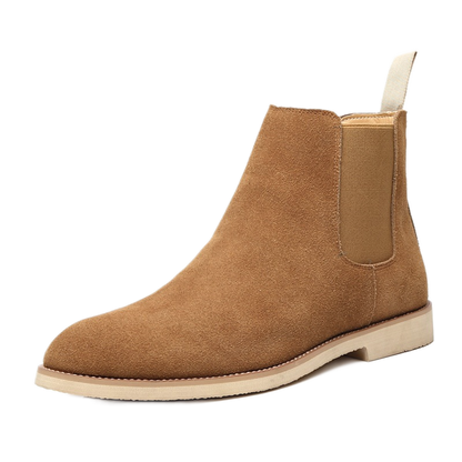 Mocasín de cuero hombre color amarillo