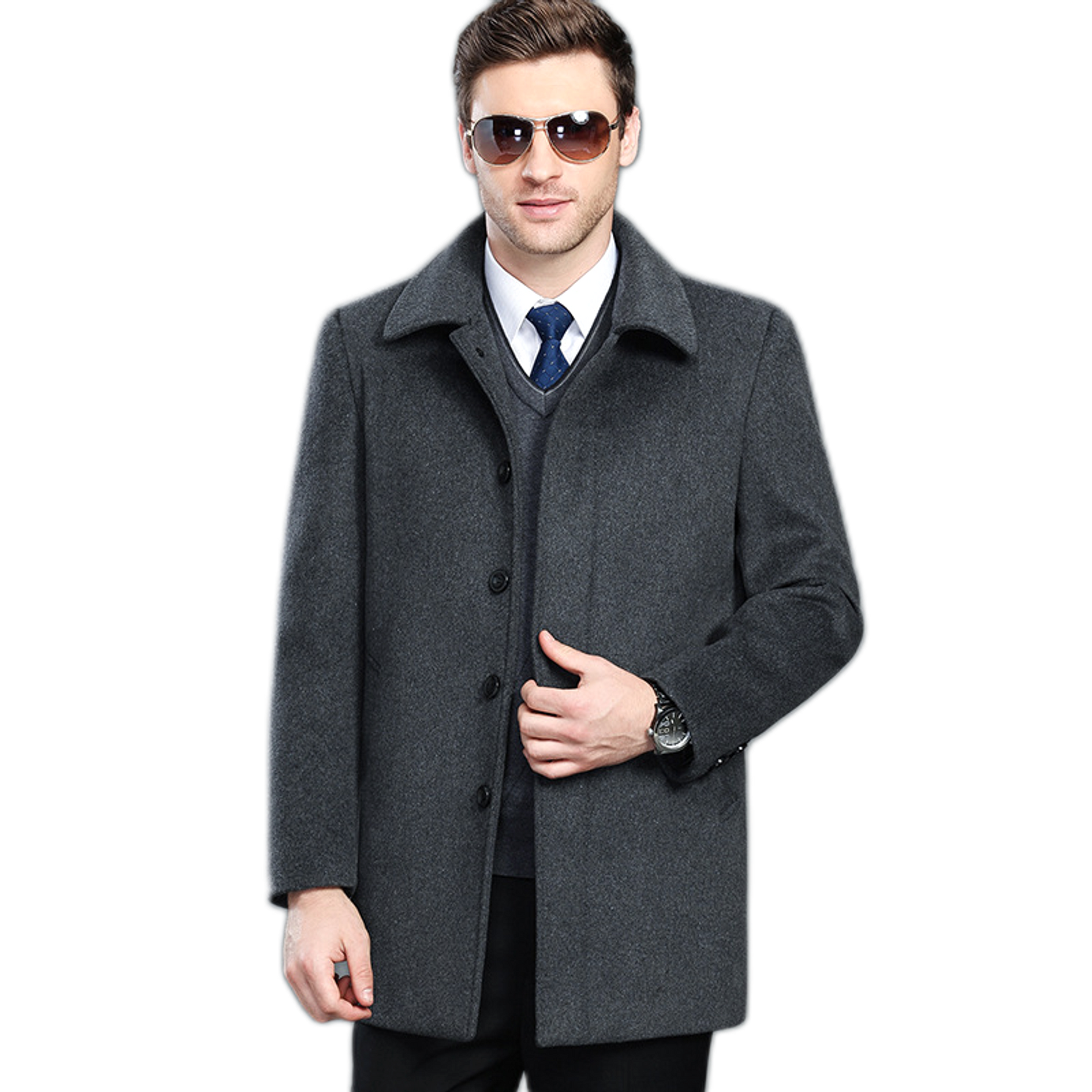 Blazer de cashmere hombre