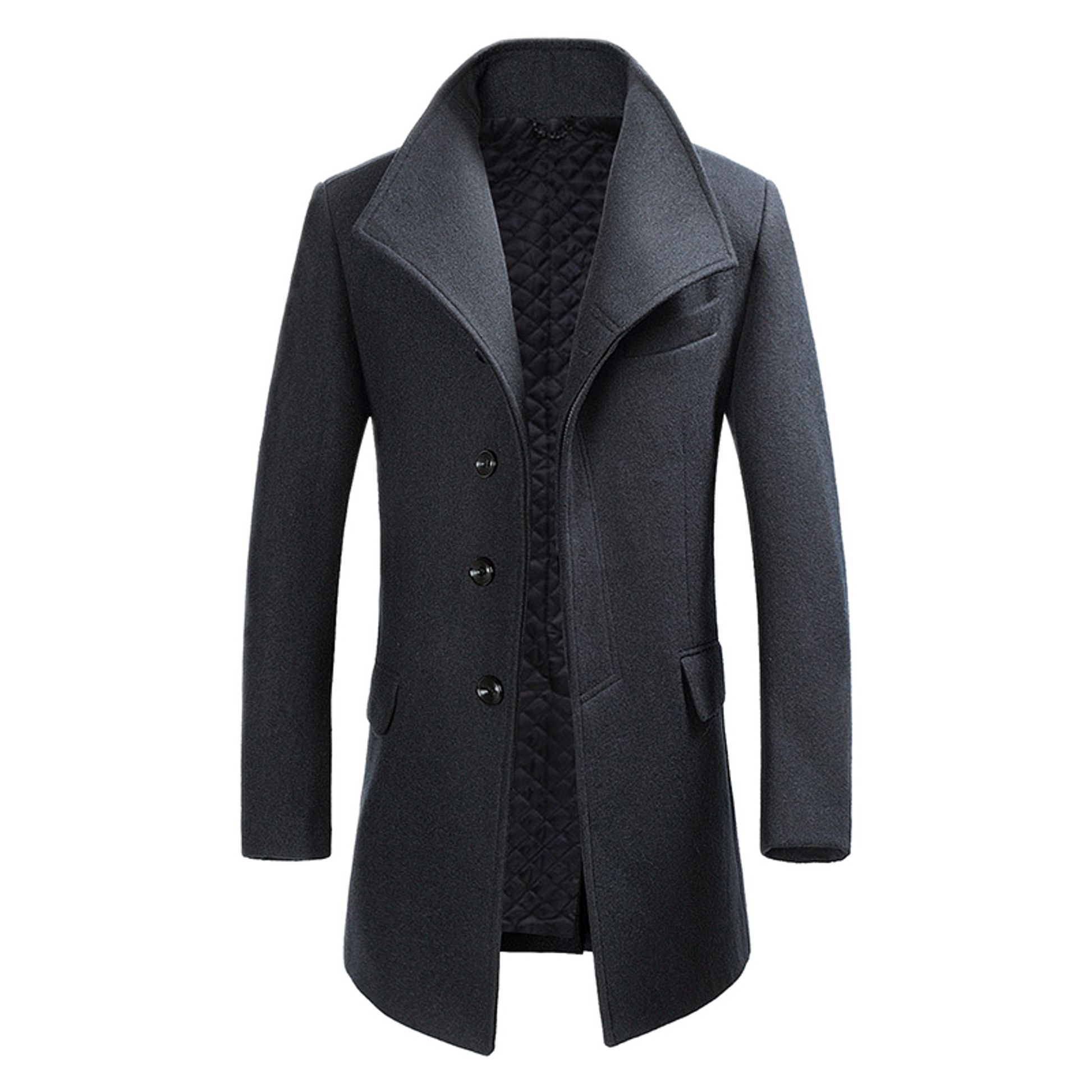 Blazer de cashmere hombre color gris