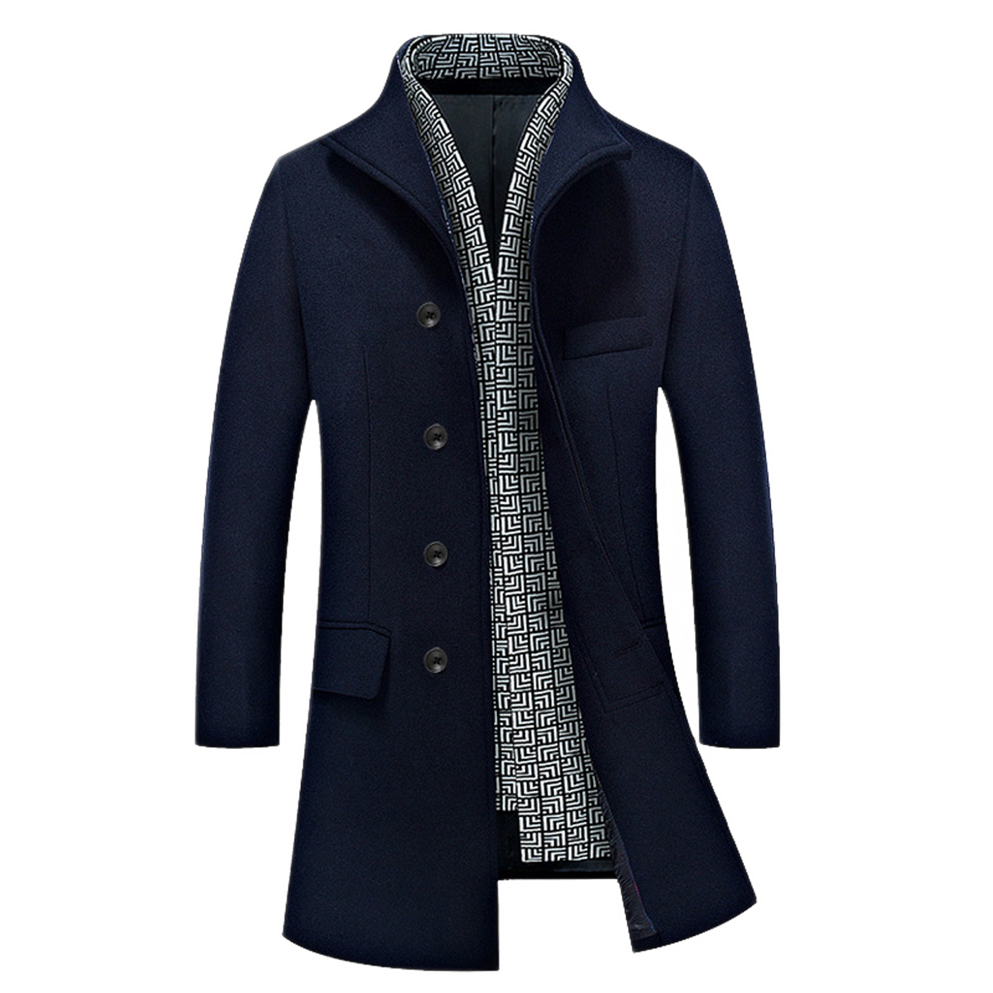 Blazer de cashmere hombre color azul marino
