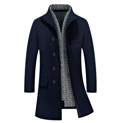 Blazer de cashmere hombre color azul marino