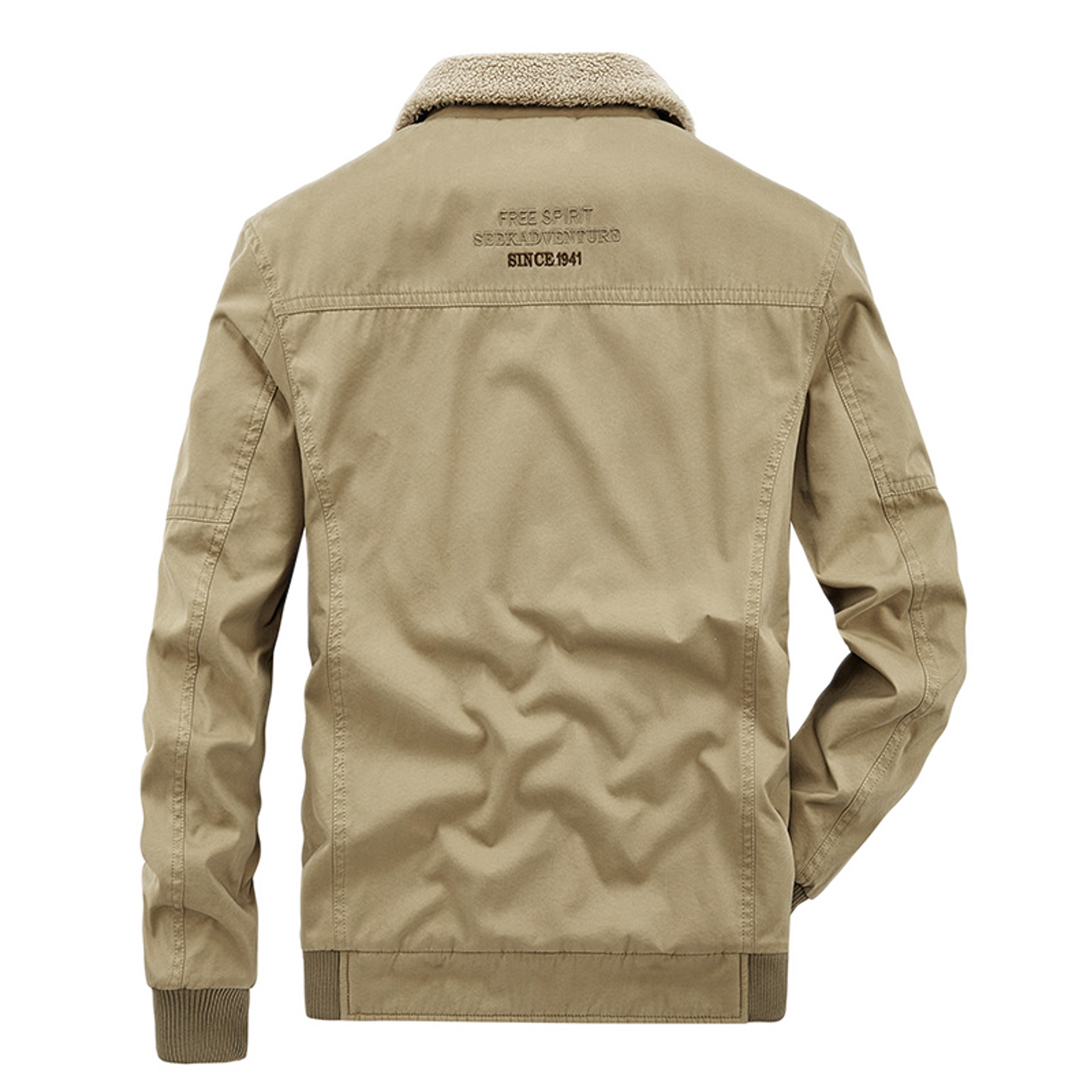 Chaqueta de algodón hombre con bolsillo