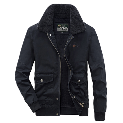 Chaqueta de algodón hombre con bolsillo